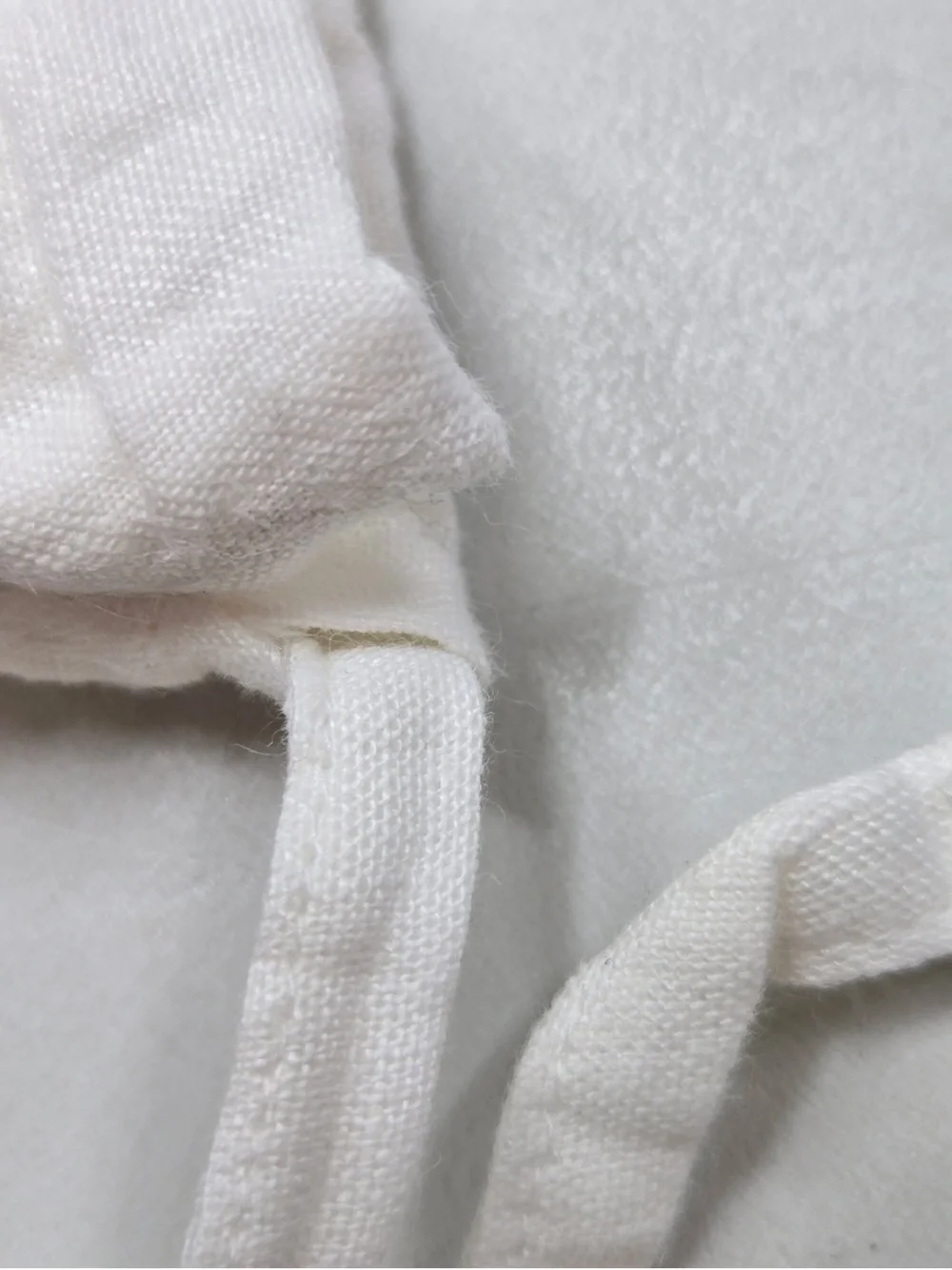 NWT QUINCE European Linen Duvet Cover Full/Queen White 0556